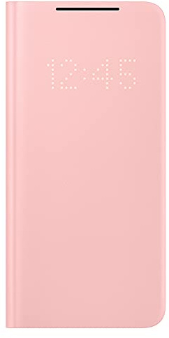 Samsung Galaxy S21 5G - Funda con Vista LED, Color Rosa