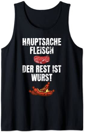 Principal pour la viande du reste est la saucisse - Griller le couteau à viande. Débardeur