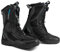 SHIMA STRATO Motorradstiefel Herren und Damen - Motorrad Wasserdicht Stiefel Tourenstiefel Schuhe Männer Leder Schwarz (Damen, Wasserdicht, 40)