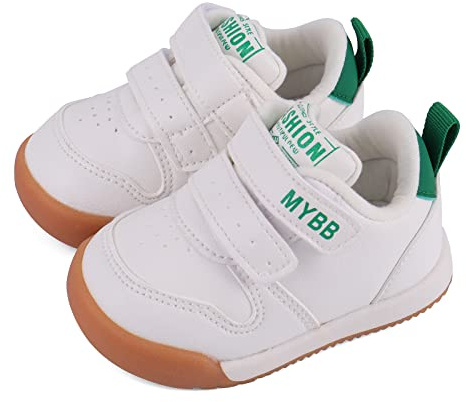 Cheerful Mario Scarpine Primi Passi Scarpe Sportive Neonato Neonata Sneaker Casual Bimbo Bimba Traspirante Antiscivolo Bianco-G 20 EU