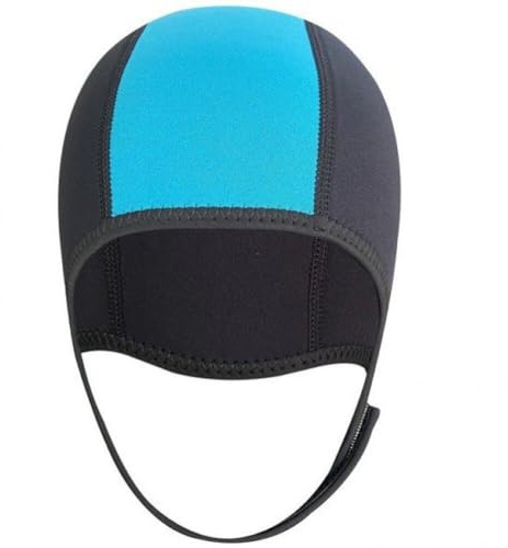 Sanfly Neoprene Diving Hood 2.5mm Warmth Swim Cap with Ajustable Strap for Men Women Open Water Swimming Ear Protective