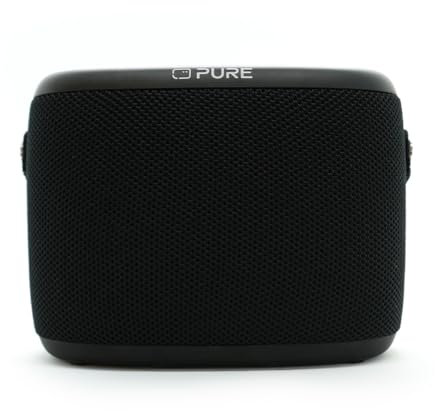 Pure Woodland Enceinte Portable, Haut-Parleur Bluetooth avec Radio Dab+/FM (étanche IP67, Batterie 14h - Parfait pour Le Jardin et Le Camping) Noir