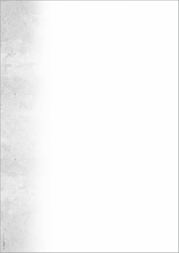 Sigel DP678 högkvalitativt motivpapper, skrivarpapper, betong, grå, A4, 100 ark, motiv på båda sidor, 90 gm², för menyer, tillverkade av hållbart papper