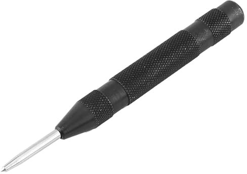 Automatischer Körner-Locator, Metallpresse, Markierungswerkzeug für Holz, Stahl, Aluminium, Kupfer, Schwarz, 1 Stück