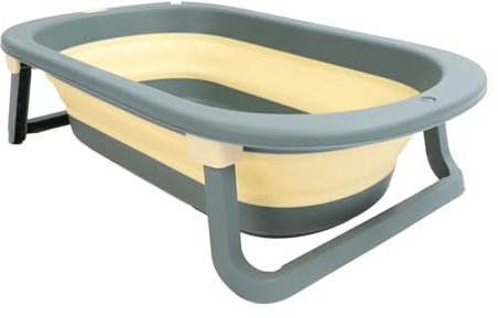 Cachorro de bebé Plegable, Ahorro de Brecha Segura Orificio Drenaje Anti -estuptura (GREEN)