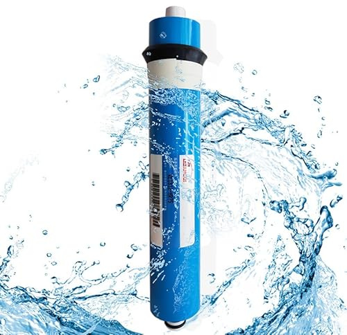 ZKLGS Impianto ad osmosi inversa, Membrana RO 1812-75/100GPD for purificatore Filtro Acqua a 5 stadi, di osmosi inversa Trattamento Standard NSF/ANSI(1PCAK,100GPD)