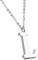 beyoutifulthings Halskette Anhänger BUCHSTABE L INITIALEN Kette Damen-Halskette Schmuck Collier Edelstahl Silber