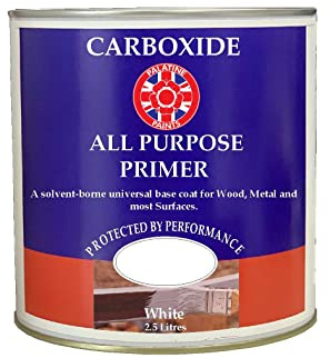 All Purpose Primer Undercoat Oil Based for Wood and Metal, 2.5Lt White