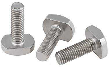 BOZONLI Perno en T, Tornillos de Cabeza de Martillo, para T-ranura T-Track Herramienta de Carpintería, M5×40mm,10 pcs