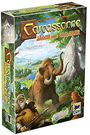 Hans im Glück, Carcassonne Jäger und Sammler, Familienspiel, Brettspiel, 2-5 Spieler, Ab 8+ Jahren, 40+ Minuten, Deutsch