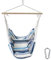 yourGEAR Lombok - Hängesessel mit 2 Kissen - Sitz-Hängematte - Farbauswahl Smaragd (Grün) oder Aqua (Blau) - max 240 kg Labor geprüft - Hängesitz Hängeschaukel 360° Swing Chair [Aqua]