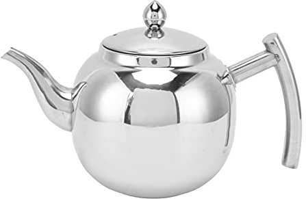 Tetera de Acero Inoxidable con Infusor Extraíble, Tetera de Inducción Segura para Estufa, Tetera de Agua Fría para Té y Café a Granel(800ml)