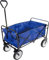 Benson - Wagen faltbar - blau - Kunststoff - 91 x 52 x 62 cm - maximale Belastung 100 kg