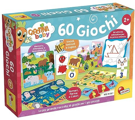 Lisciani Lek- CAROTINA Baby 60 spel, 102877