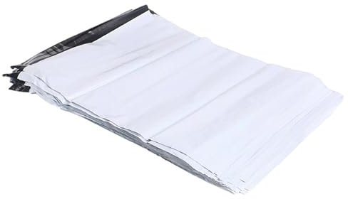 250 Stück Folienversandtaschen selbstklebend | 420 x 550 mm Versandbeutel mit Selbstklebeverschluss | 42 x 55 cm Versandtüten blickdicht aus Plastik für Kleidung und Textilien
