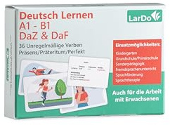 LarDo Education Flashcards | German as a Second Language | Irregular Verbs Learning | Adults | Levels A1-B1 DaZ & DAF