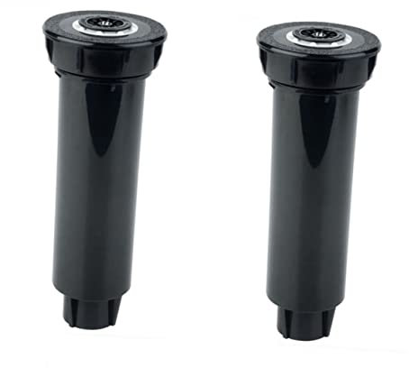 IWOWHERO 2pezzi Irrigatore Interrato Da Giardino Spruzzatore Angolo Controllabile Irrigazione Automatica Retrattile Per Prato e Ugello Resistente