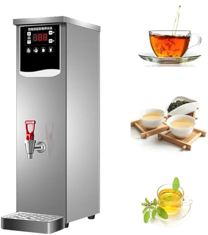 Caldera de agua caliente autollenado de 2,5 kW, panel de control digital de acero inoxidable, control automático de temperatura, 20 litros por hora