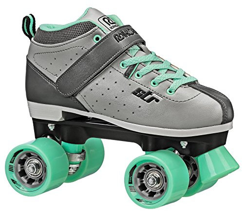 Roller Derby STR Seven Damen Rollschuhe, Grau/Mint, 9