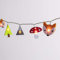 Lights4fun 30er LED Lichterkette mit Filz Motiven Kinderzimmer Timer Strombetrieb Woodland