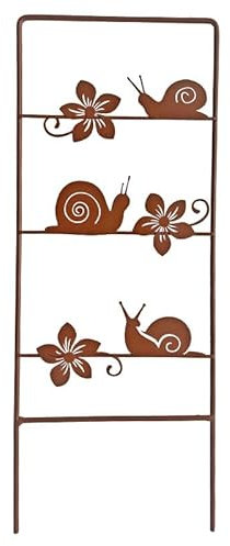 La Grande Prairie Petit Treillage Escargot 15x1x38cm