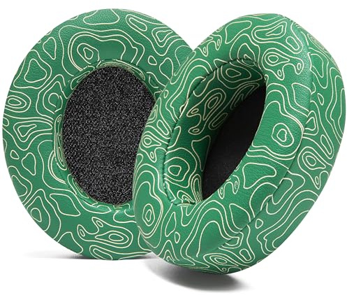 WC Wicked Cushions Replacement Ear Pads for Beats Studio 2 & 3 (B0501, B0500) Wired & Wireless | Does NOT Fit Beats Solo | Softer PU Leather, Enhanced Foam & Stronger Adhesive | Emerald Tide