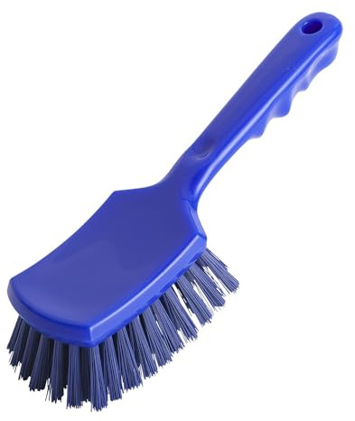 1 Stück Haug Bürsten Haug Bürsten, Stielbürste, kurzer Griff, Packung, blau, L: 26cm, B: 7,2cm, H: 7cm