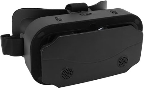 Auriculares VR para 4.7 a 7 en Teléfono, Gafas de VR Smart VR de Realidad Virtual para Películas de Juegos Móviles, 58.5 a 70.5 Mm IPD Ajustable, para Personas con Miopía de