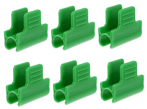 Toyvian 40pezzi Clip Per Film Da Serra Strutture Resistente e Leggera Adatte Per Coperture Di Teli e Reti Da Giardino Attacchi Sicuri e Riutilizzabili Per Piante e