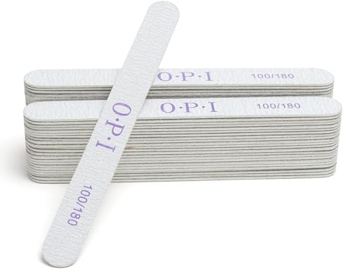 UOCAI 50 Limes a Ongles Professionnelle, 100/180 Double Face, Lime a Ongles Lime à Ongles Professionnelle pour Manucure Maison Salon