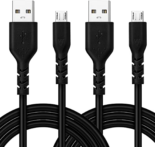 iSeekerKit PS4 Micro USB Charging Cable, [15FT 2Pack] Extra Long Fast Charging Cord, High Speed Android Charger Cable Compatible for Samsung Tablet/Galaxy S7 Edge/S6/S5,Android,HTC