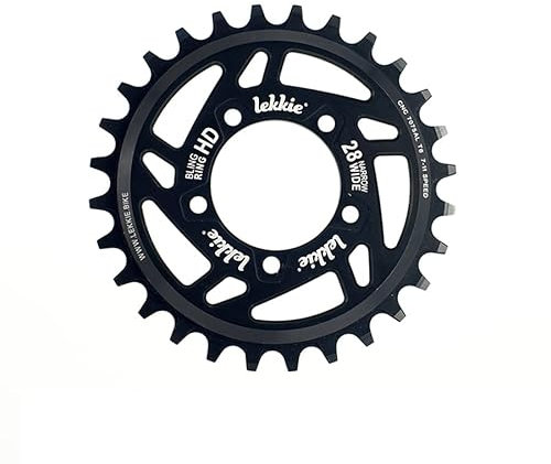 windmeile | Lekkie Bling Ring Kettenblatt, 28T, für Bafang BBS03 BBSHD, Kettenring, Chain Ring, Fahrrad, E-Bike, Pedelec