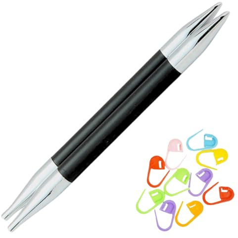 KnitPro Karbonz 4in US 5 (3.75mm) Interchangeable Knitting Needles