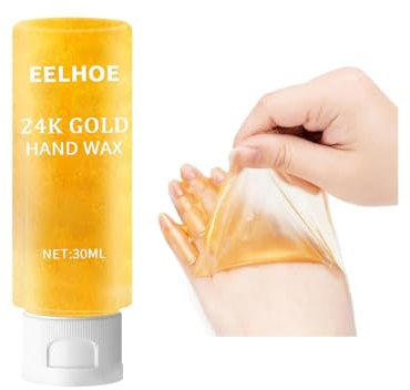 2PCS Honig-Handmaske,feuchtigkeitsspendende Reparatur-Handmaske, 24K Gold Handmaske, Peeling-Handmaske, Reparatur für rauhe Haut für Männer & Frauen (1PCS)