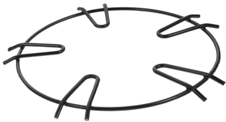 UTHCLO Support Rond en Fer pour Wok et Casserole, Conception Quatre Griffes, Gain de Place et Facile à Nettoyer, Accessoire la Cuisine pour Cuisson Cuisine