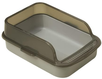 Kitten Litter Box - Cat Litter Tray Box | Easy-clean Cat Boxes | Non-stick Open Tray | Low Entry | Large Open | Multi- Pan | -