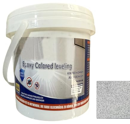 Revestimiento de suelo – Revestimiento autonivelante, de color, impermeable, autonivelante, antideslizante, a base de agua, para hormigón, madera, exterior, bañera, baño, garaje, azulejos
