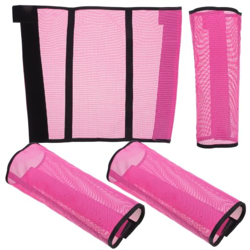 GALPADA 4piezas Protector de Patas para Caballos Malla Transpirable Ligera Cubiertas Antimoscas Resistentes para Piernas Diseño Cómodo y Duradero para Evitar Fatiga y Picaduras