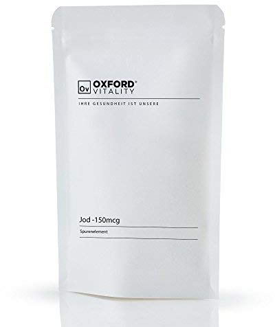 Iodine Supplements | 150mcg Tablets for Pregnancy Health & Thyroid | Oxford Vitality