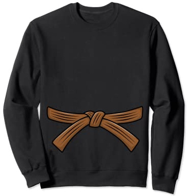 Judo belt brown belt Judo, 1th Kyu Obi, Jiu-Jitsu, Aikido Sweatshirt
