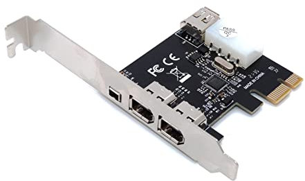 Computer District - FireWire 400 PCI Express X1 (PCIe X1 – PCI-E X1) – 3 6-punktsanslutningar (2 externa + 1 intern) + 1 extern 4-punktsanslutning – chipset via VT6315 – hög och låg profil