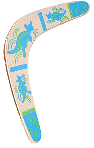 TYCIONG Boomerang Madera Profesional Neuer Zurückkehrender Bumerang aus Holz in V-Form Bumerang Outdoor-Spiele Sportspielzeug