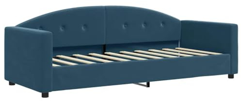 vidaXL Dagbädd blå 80x200 cm sammet