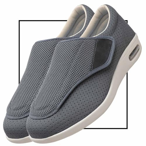 Möge Zapatos sin Cordones para Caminar para Mujer Zapatos Hombre Extra Ancho Sandalias Anchas Zapatillas Pie Diabetico Verano Hombre Antideslizantes y Cómodos Zapato Confort