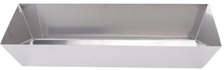 14 Inch Mud Pan 210 Stainless Steel High Strength Smoothly Drywall Tool Tray Bucket for Cement Mortar Putty Paint Mixing