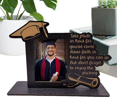 Streysisl Cornice portafoto in legno per diploma, per diploma, collezione di ricordi, università, asilo, ritratti prescolari