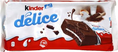 Kinder Delice Pack of 10, 390 g