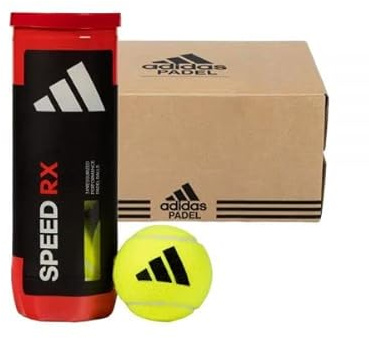 Lot de 24 boîtes de balles de Padel adidas Speed RX, Adultes Unisexes, Jaune (Amarillo), Taille Unique