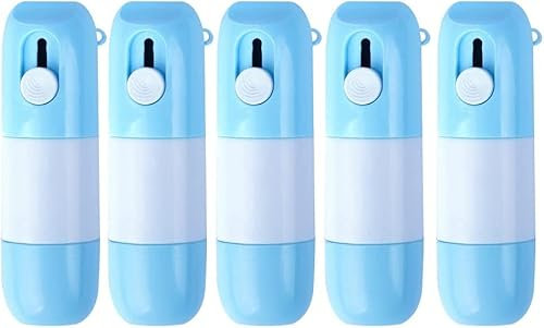GINGER TECH Thermo-Papier-Korrekturflüssigkeit mit Ausboxmesser, 2-in-1 tragbare Anwendung, Klebestift, Anti-Auslaufschutz, Korrekturflüssigkeit für Paket-Etiketten, Rechnungen (5 Stück)