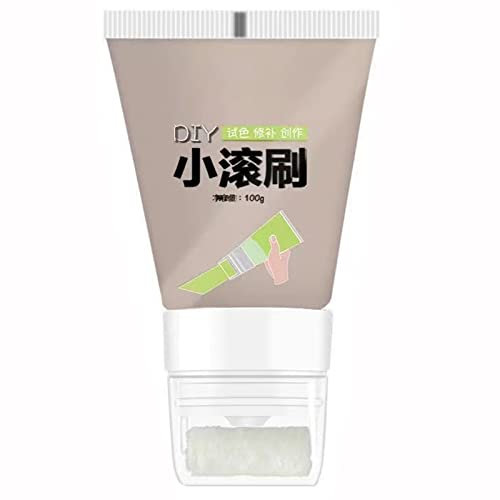 BYYLECL Pasta de pared para reparación de pintura de pared, pequeño cepillo rodante de protección del medio ambiente, pintura de látex para reparación de cubierta sucia para pared del hogar, color